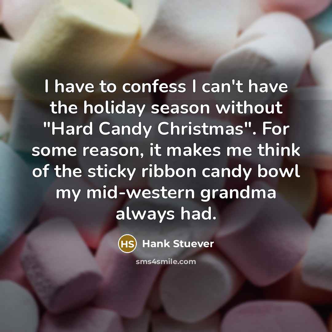“I have to confess I can't have the holiday season…” quote by Hank Stuever
