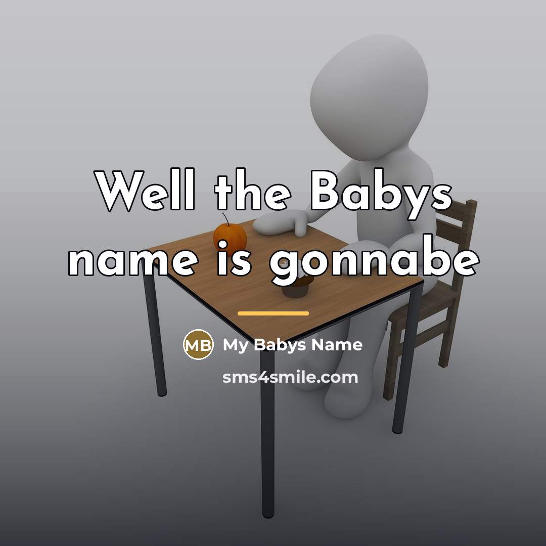 “Well the Babys name is gonnabe…” quote by My Babys Name