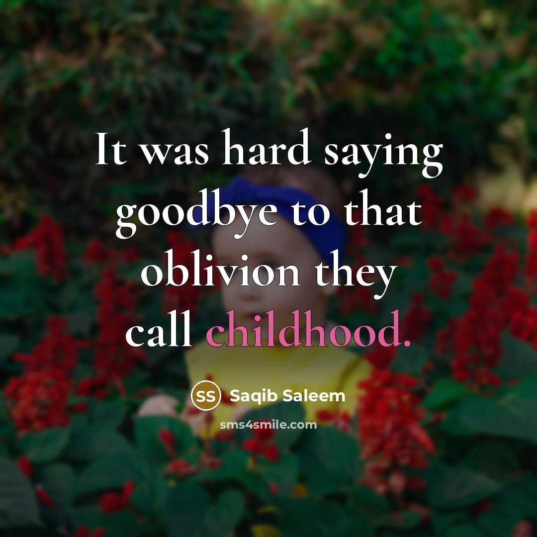 “It was hard saying goodbye to that oblivion they call…” quote by Saqib Saleem