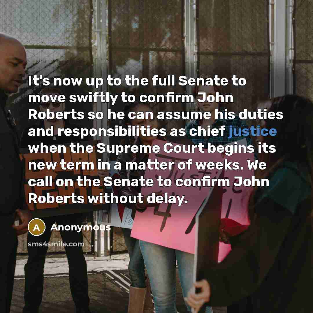 “It's now up to the full Senate to move swiftly…” quote by Anonymous