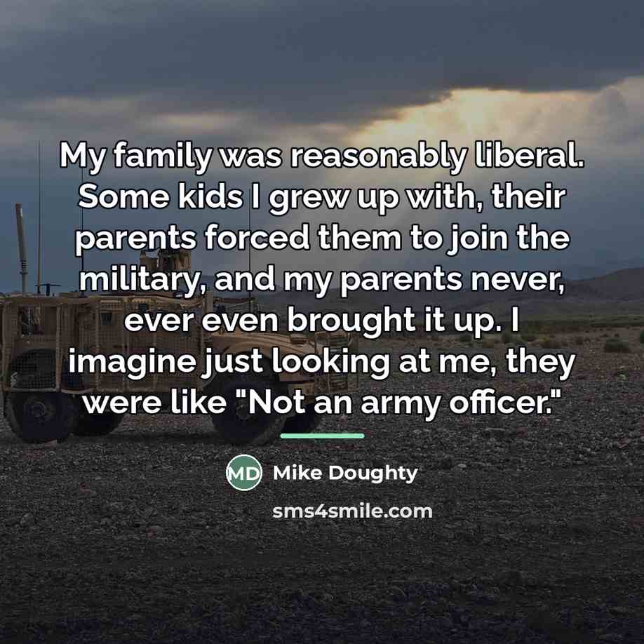 “My family was reasonably liberal. Some kids I grew up…” quote by Mike Doughty