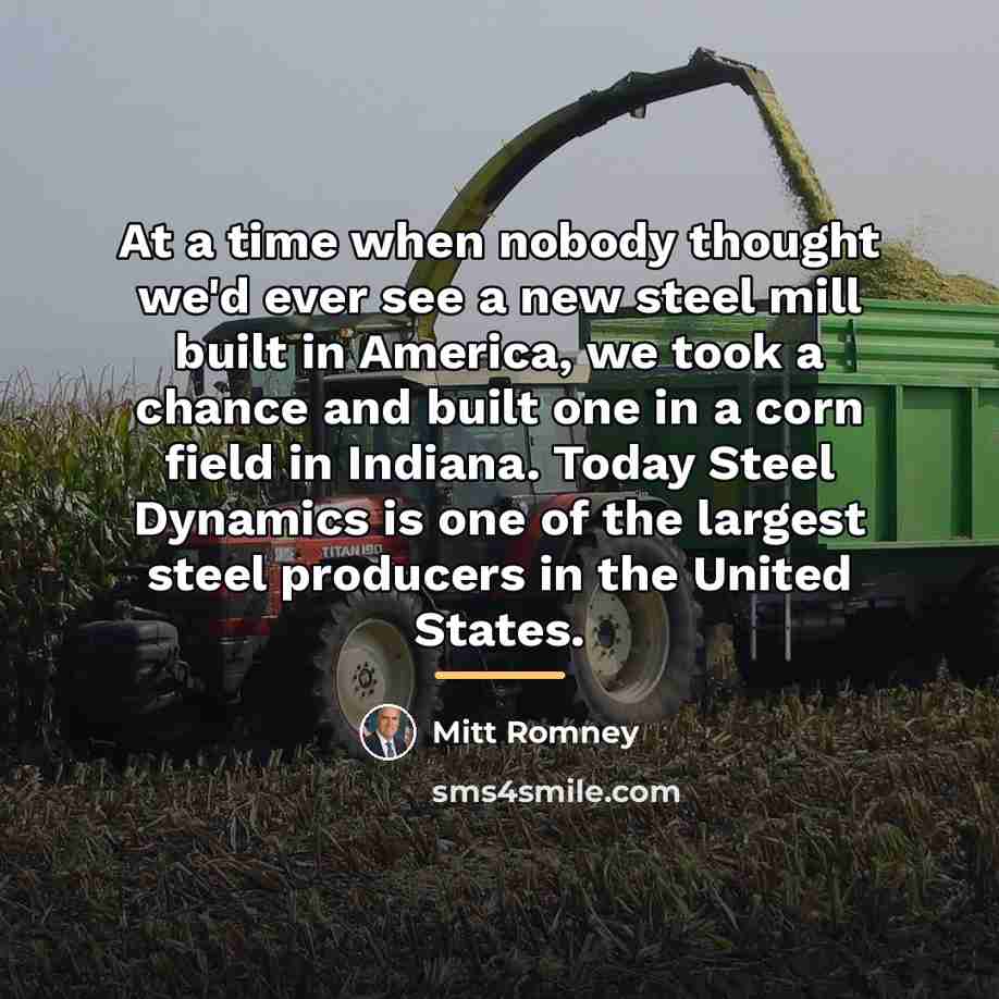 “At a time when nobody thought we'd ever see a…” quote by Mitt Romney