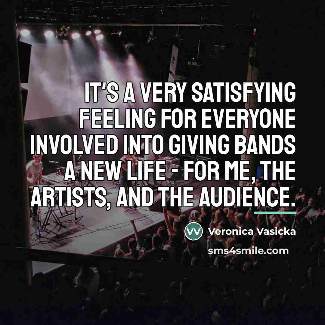 “It's a very satisfying feeling for everyone involved into giving…” quote by Veronica Vasicka