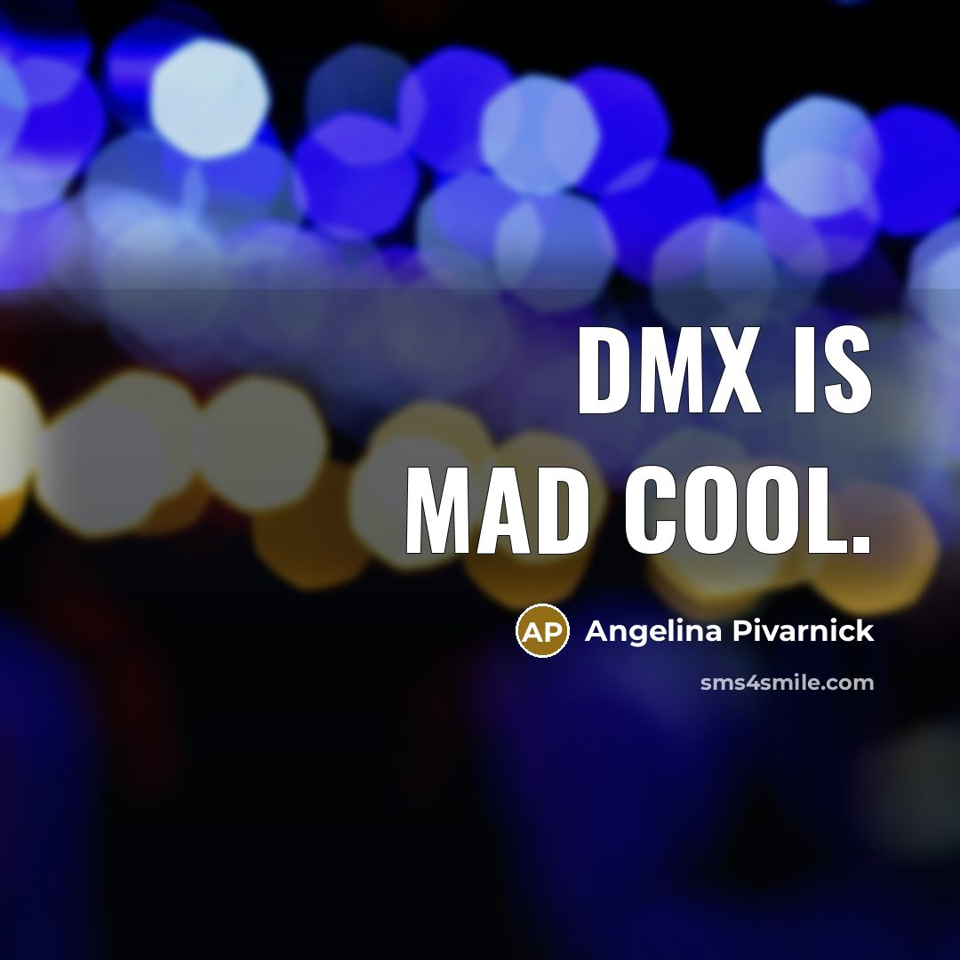 “DMX is mad cool.…” quote by Angelina Pivarnick
