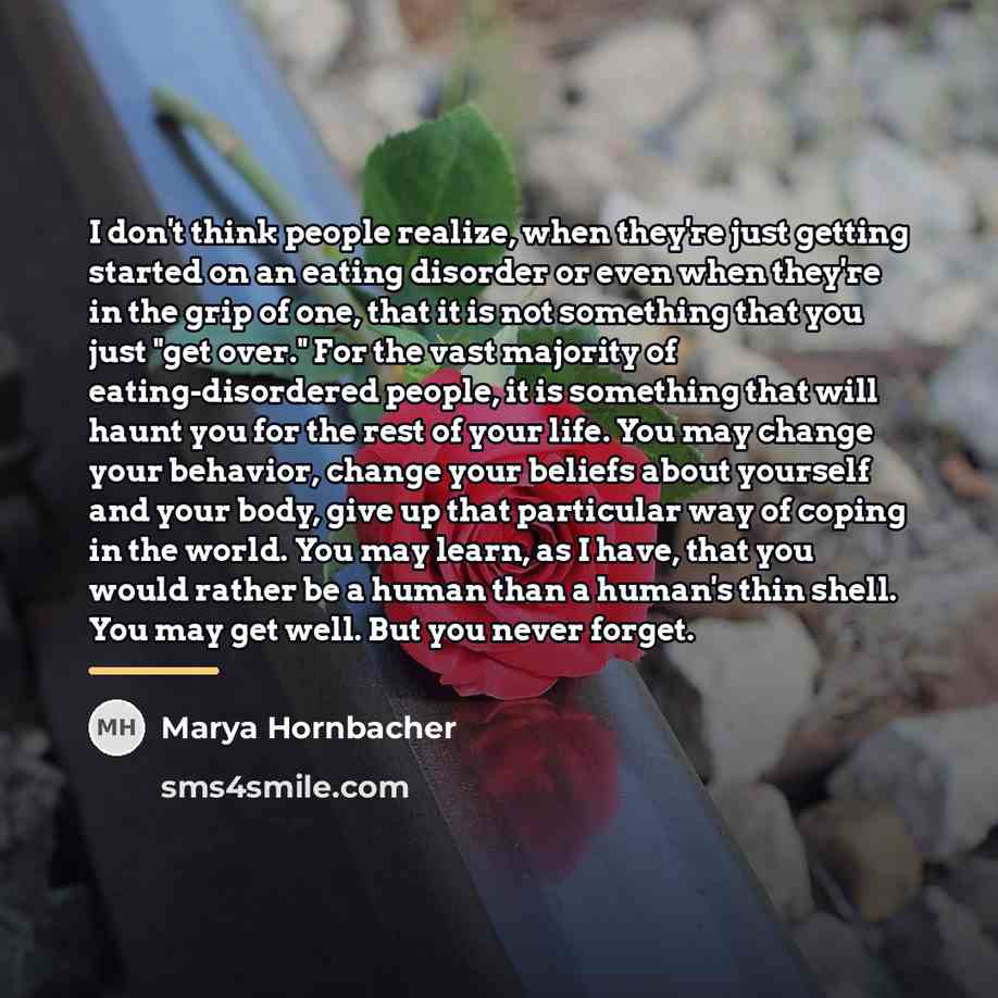 “I don't think people realize, when they're just getting started…” quote by Marya Hornbacher
