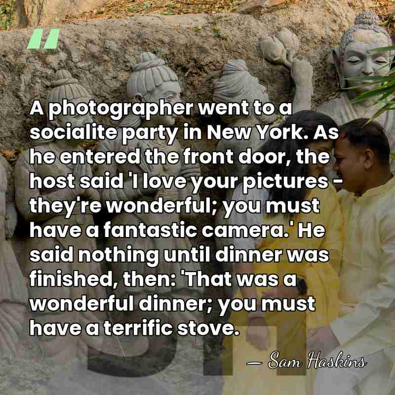 A photographer went to a socialite party in New York. As he&hellip; - Sam Haskins