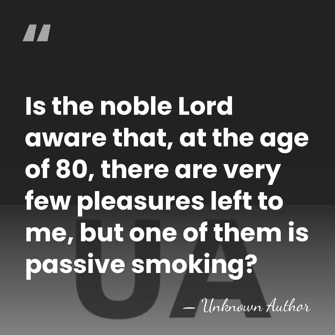 Is the noble Lord aware that, at the age of 80, there&hellip; - Jean Barker, Baroness Trumpington