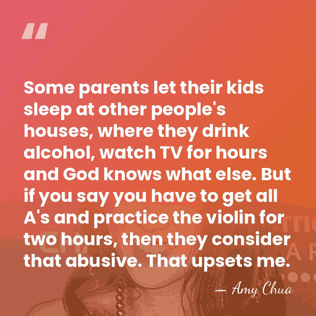 Some parents let their kids sleep at other people's houses, where they&hellip; - Amy Chua