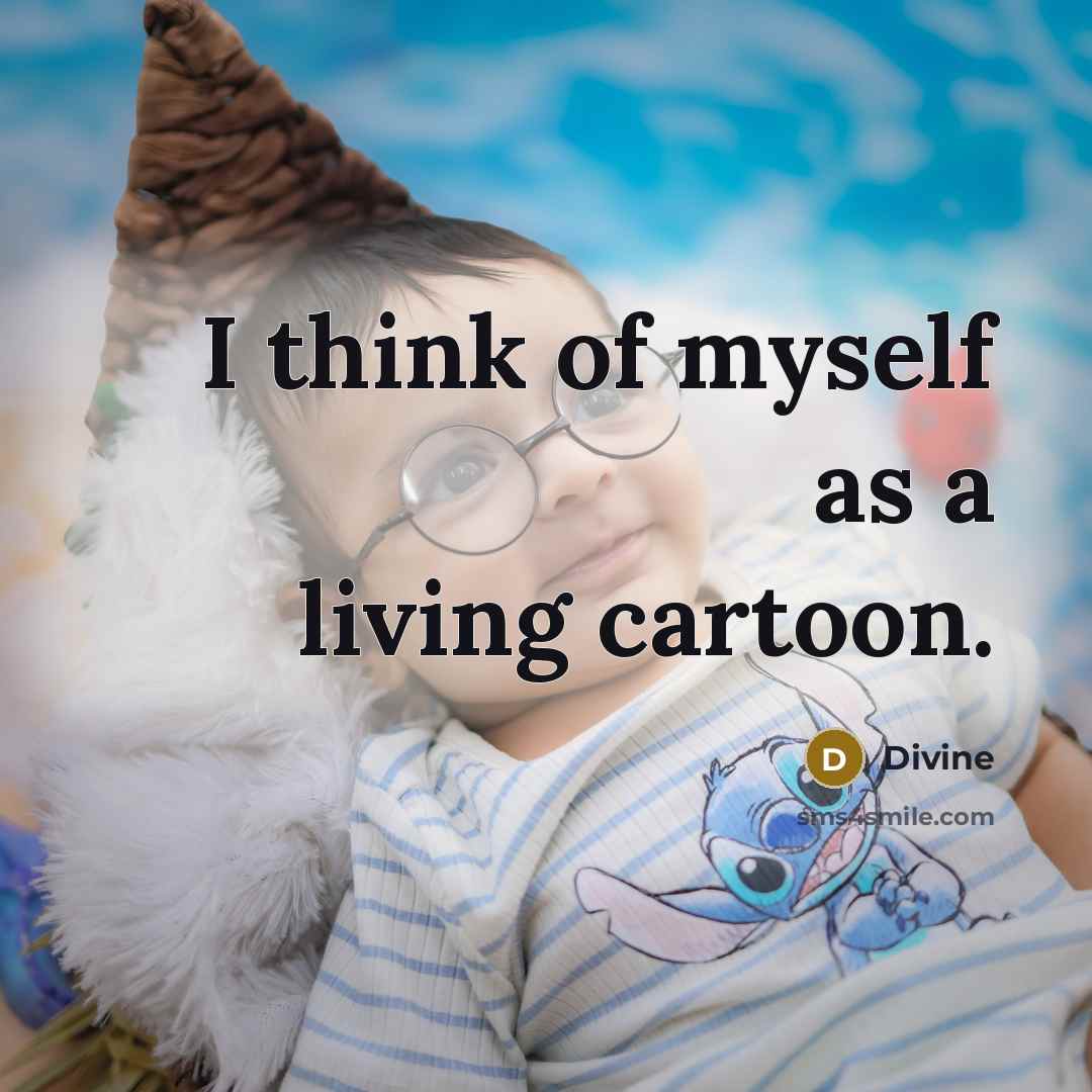 “I think of myself as a living cartoon.…” quote by Divine