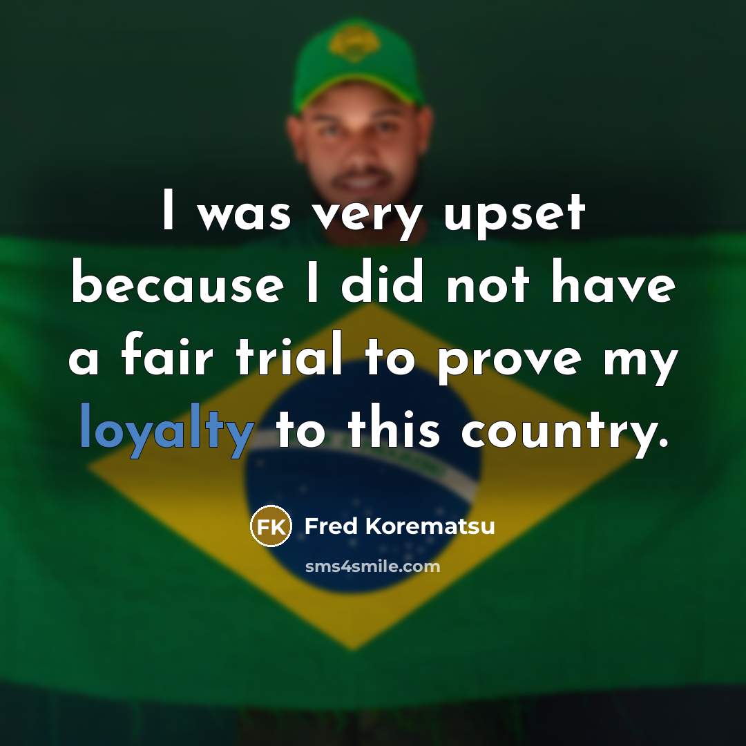 “I was very upset because I did not have a…” quote by Fred Korematsu