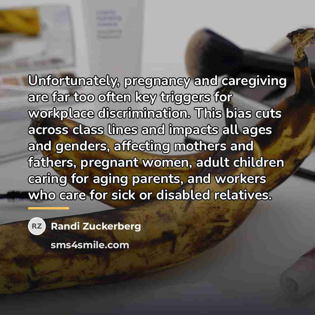 “Unfortunately, pregnancy and caregiving are far too often key triggers…” quote by Randi Zuckerberg