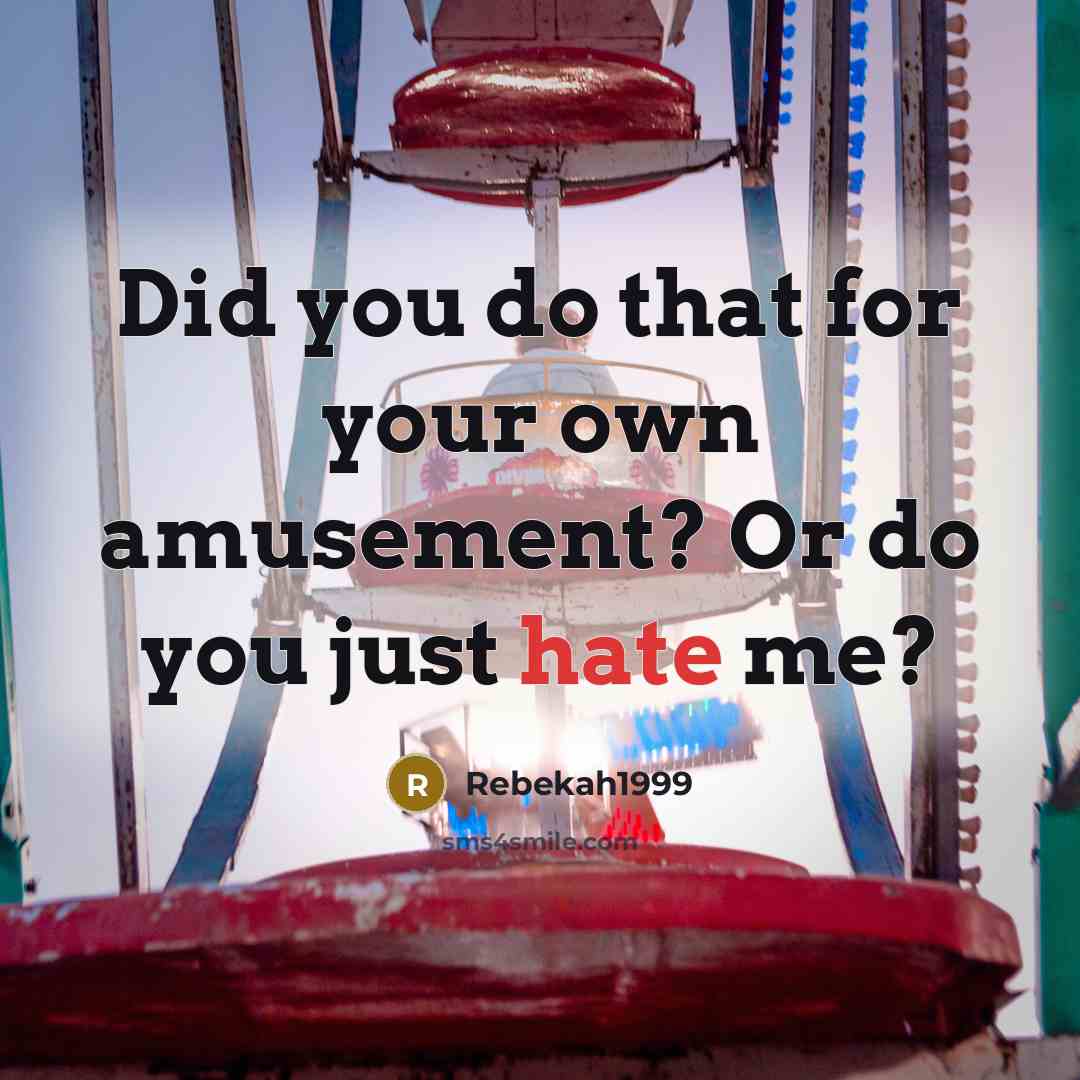 “Did you do that for your own amusement? Or do…” quote by Rebekah1999