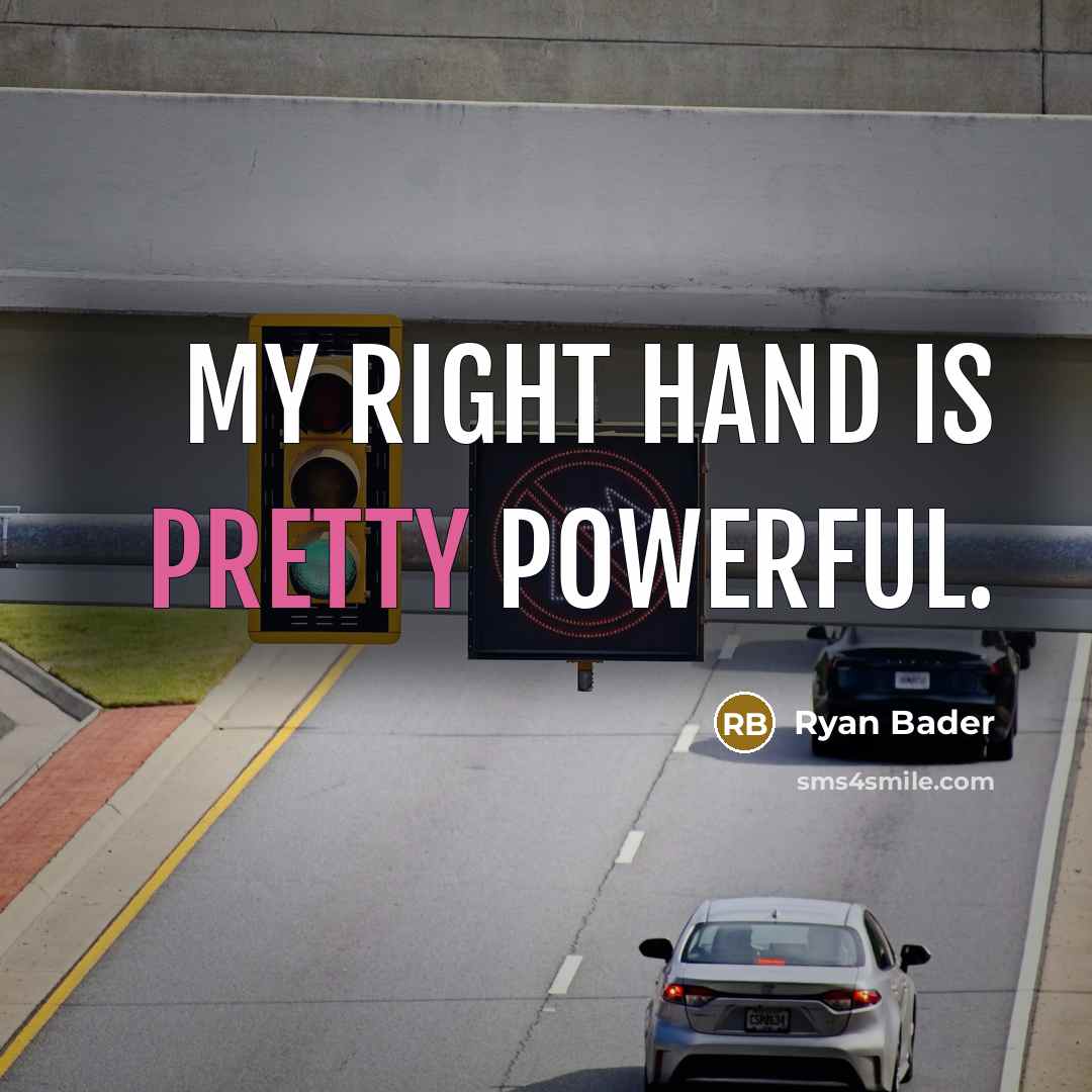 “My right hand is pretty powerful.…” quote by Ryan Bader