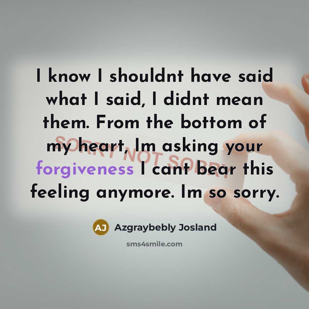 “I know I shouldnt have said what I said, I…” quote by Azgraybebly Josland