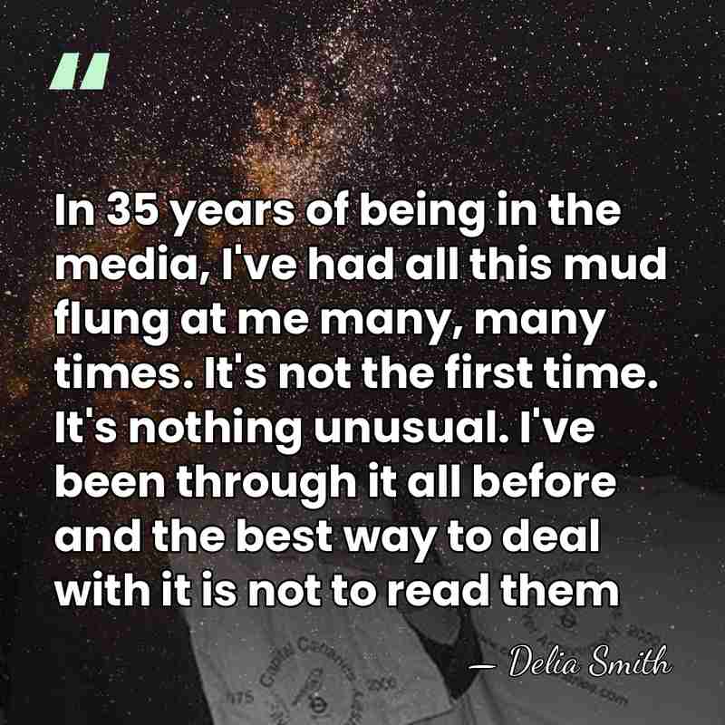 In 35 years of being in the media, I've had all this&hellip; - Delia Smith
