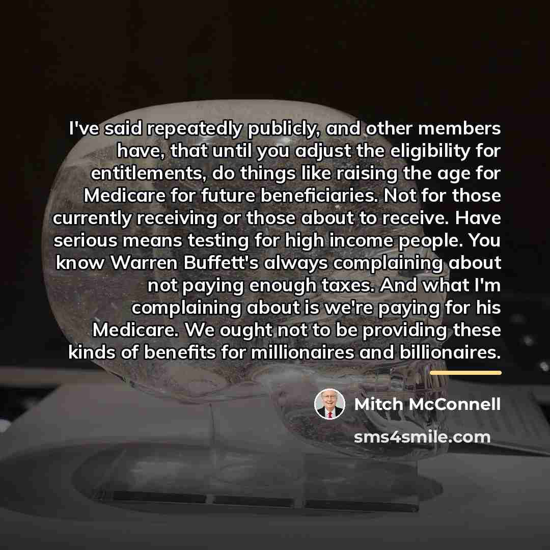 “I've said repeatedly publicly, and other members have, that until…” quote by Mitch McConnell