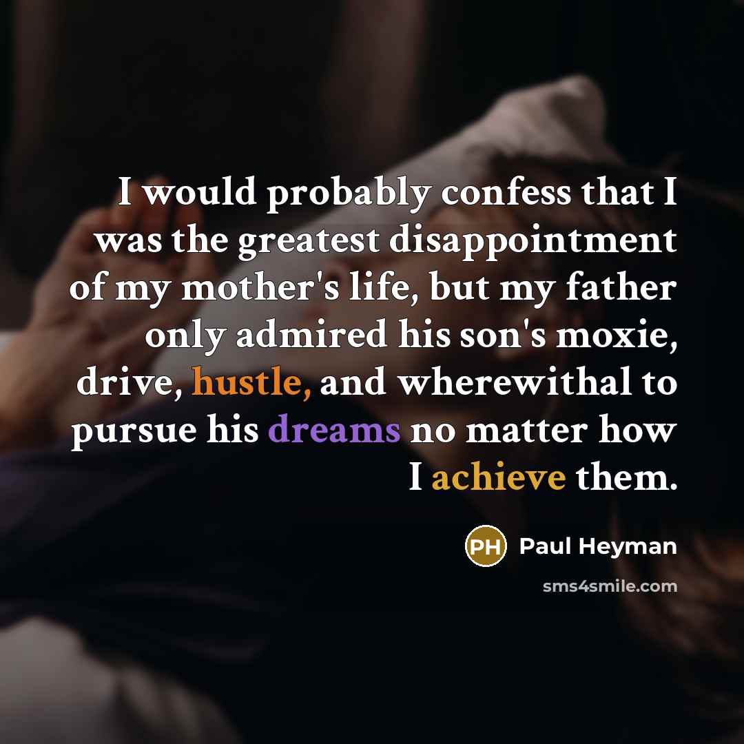 “I would probably confess that I was the greatest disappointment…” quote by Paul Heyman