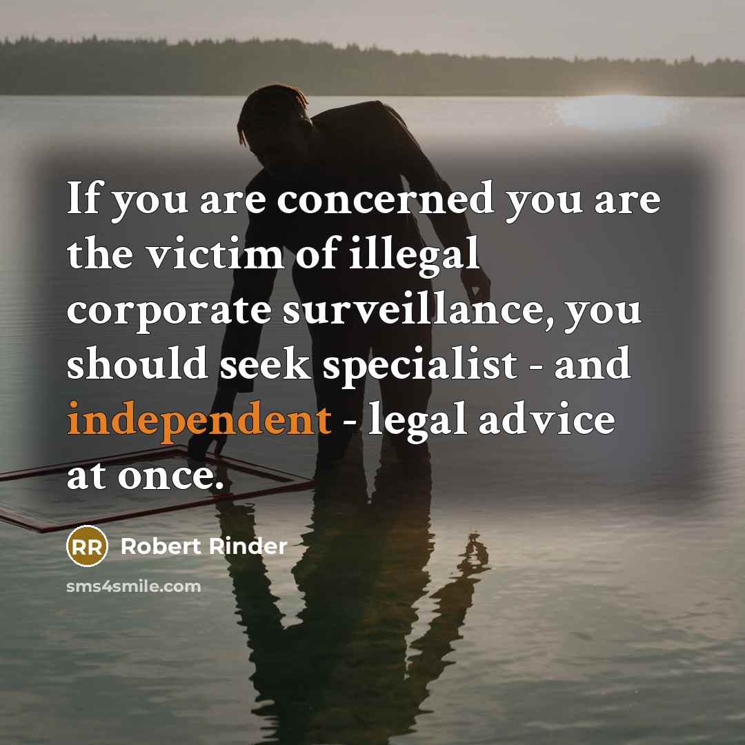 “If you are concerned you are the victim of illegal…” quote by Robert Rinder