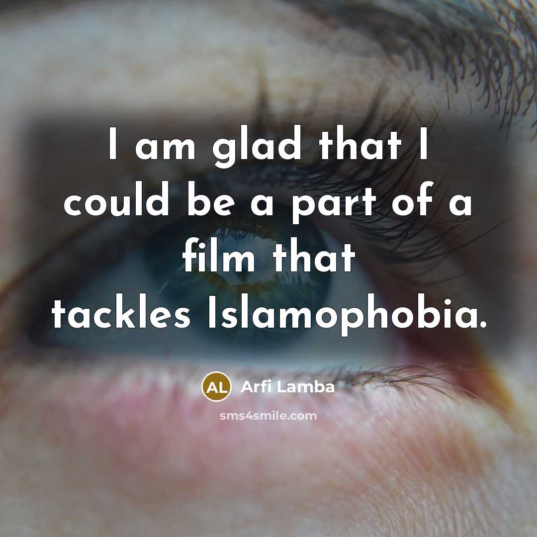 “I am glad that I could be a part of…” quote by Arfi Lamba