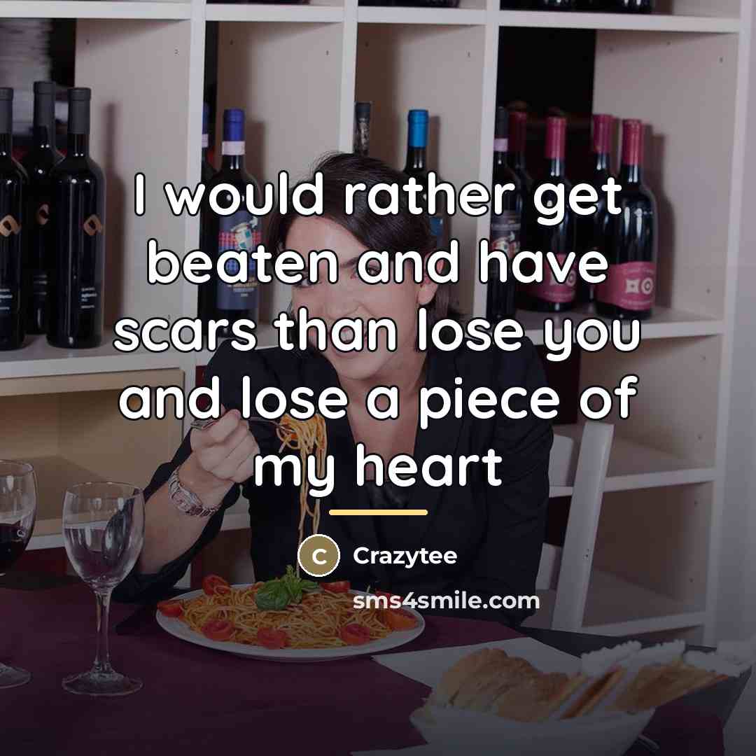 “I would rather get beaten and have scars than lose…” quote by Crazytee