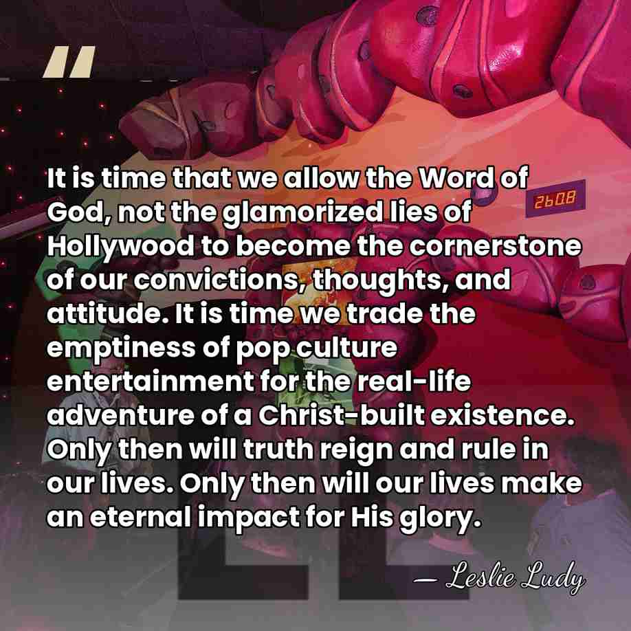 It is time that we allow the Word of God, not the&hellip; - Leslie Ludy