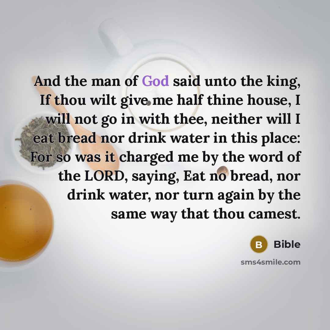 “And the man of God said unto the king, If…” quote by Bible