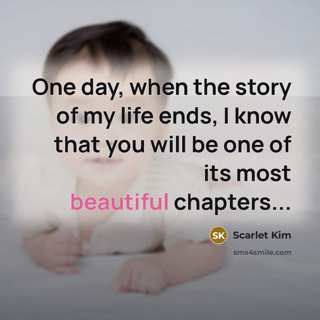 “One day, when the story of my life ends, I…” quote by Scarlet Kim