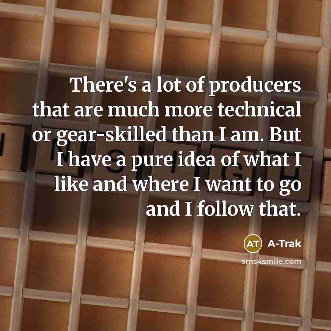 “There's a lot of producers that are much more technical…” quote by A-Trak
