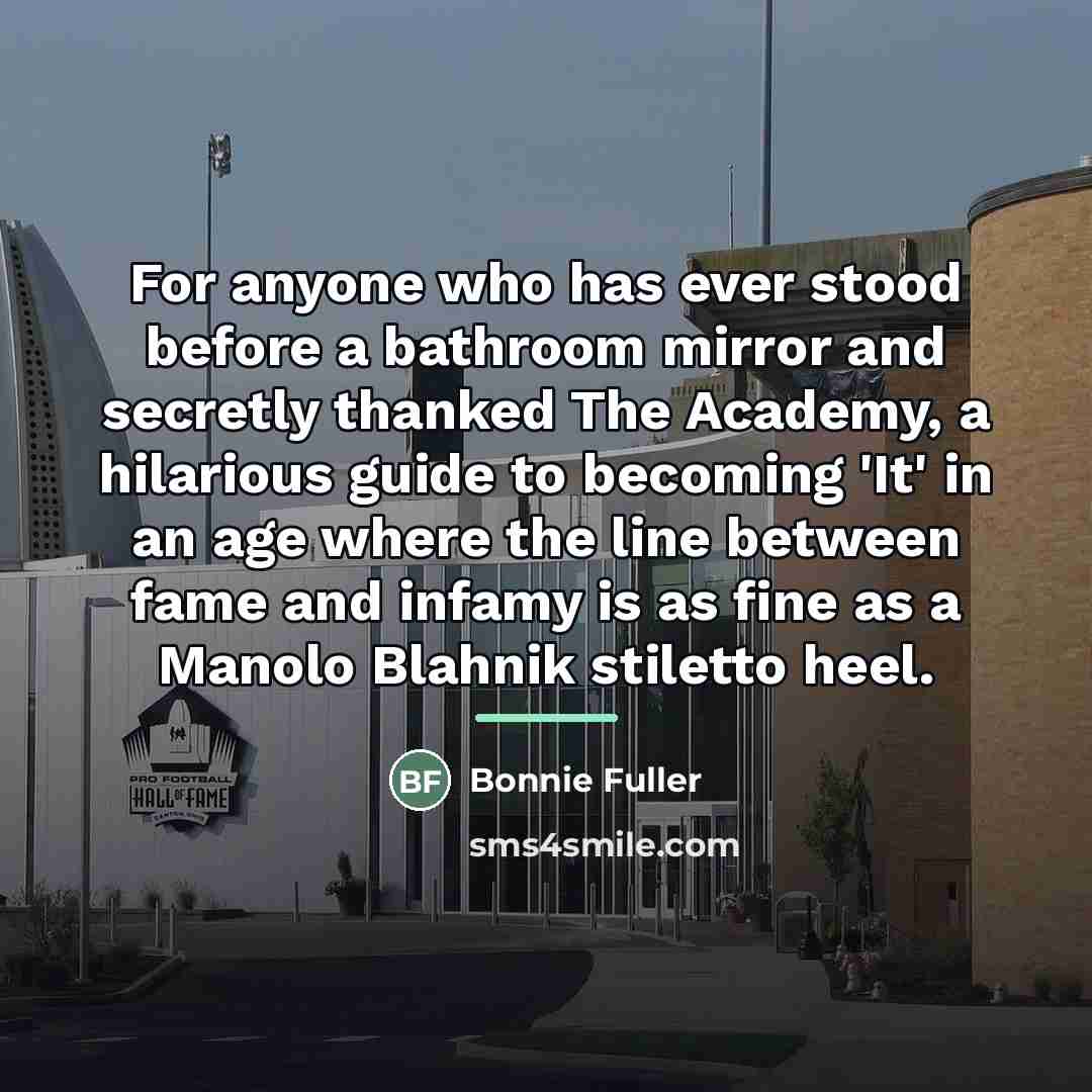 “For anyone who has ever stood before a bathroom mirror…” quote by Bonnie Fuller