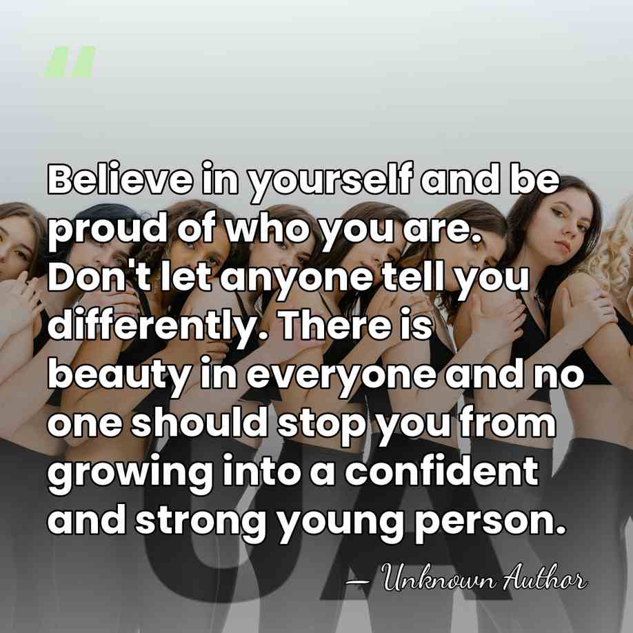 Believe in yourself and be proud of who you are. Don't let&hellip; - June Sarpong
