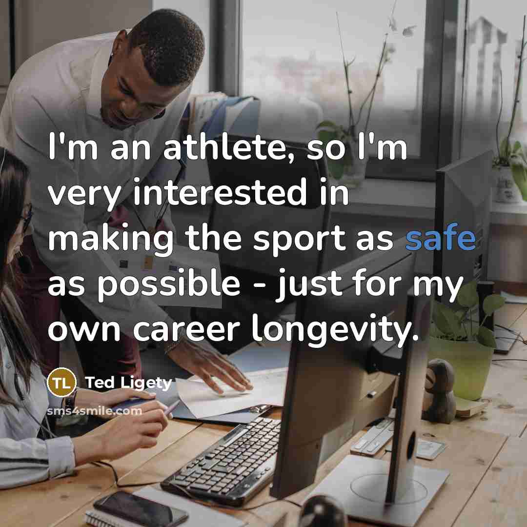 “I'm an athlete, so I'm very interested in making the…” quote by Ted Ligety