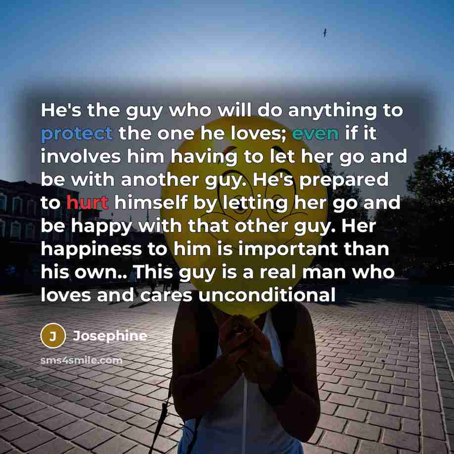 “He's the guy who will do anything to protect the…” quote by Josephine
