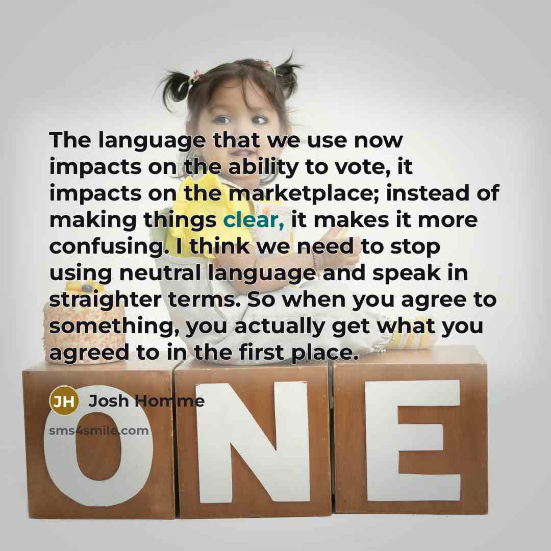 “The language that we use now impacts on the ability…” quote by Josh Homme