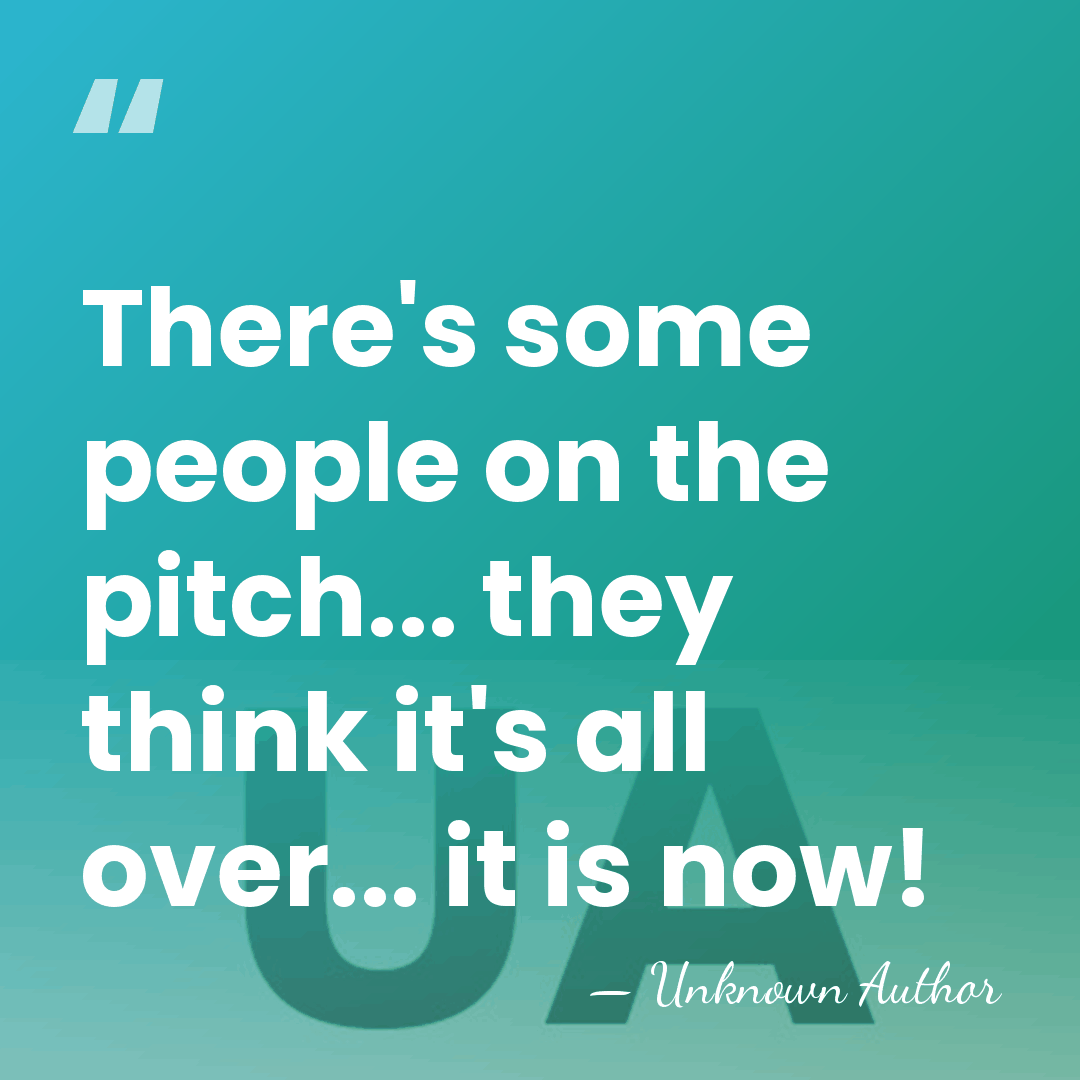 There's some people on the pitch... they think it's all over... it&hellip; - Kenneth Wolstenholme