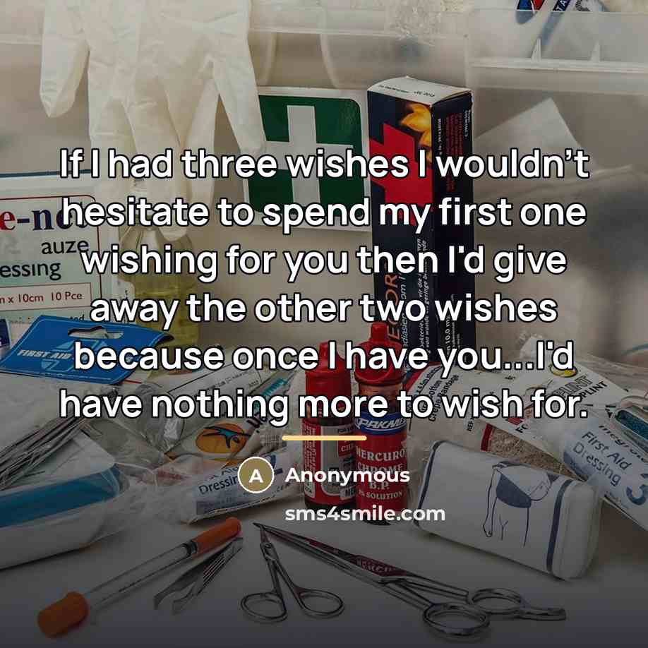 “If I had three wishes I wouldn't hesitate to spend…” quote by Anonymous