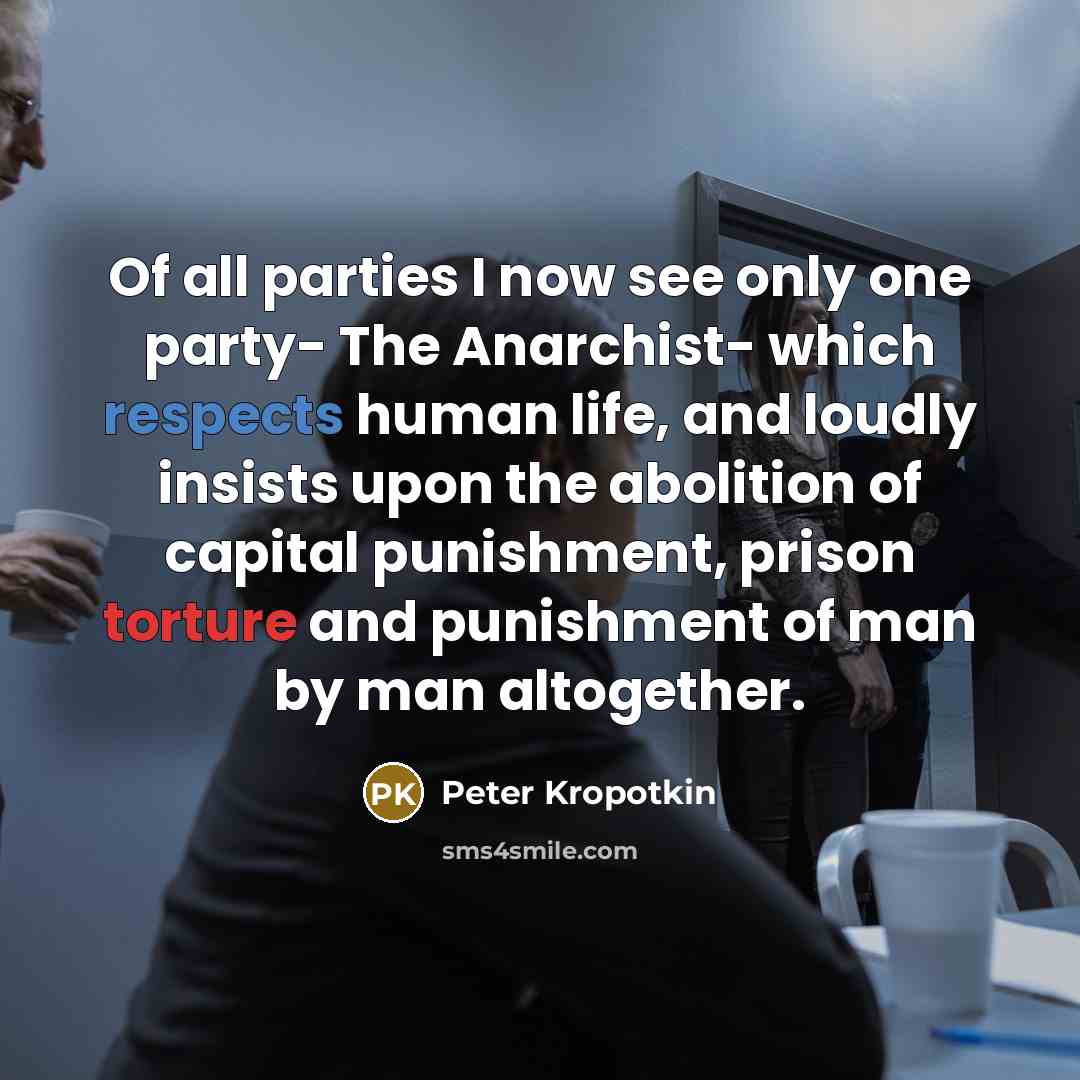 “Of all parties I now see only one party- The…” quote by Peter Kropotkin