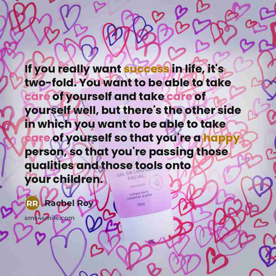 “If you really want success in life, it's two-fold. You…” quote by Rachel Roy