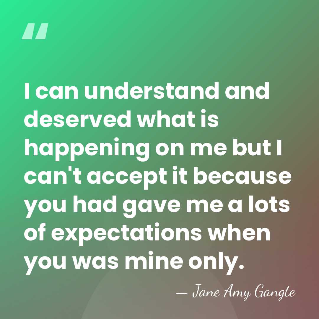 I can understand and deserved what is happening on me but I&hellip; - Jane Amy Gangte