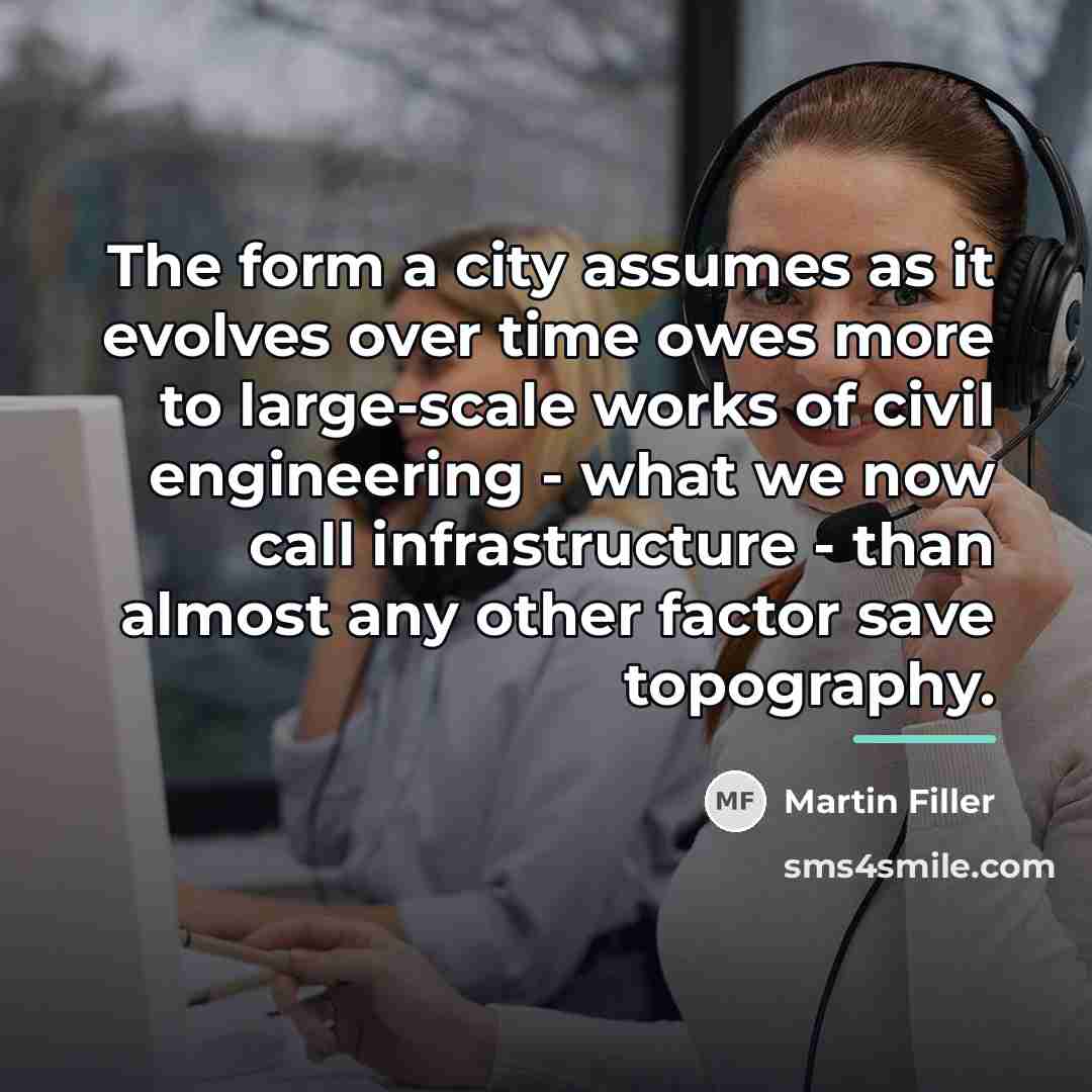 “The form a city assumes as it evolves over time…” quote by Martin Filler