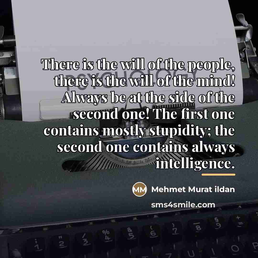 “There is the will of the people, there is the…” quote by Mehmet Murat Ildan