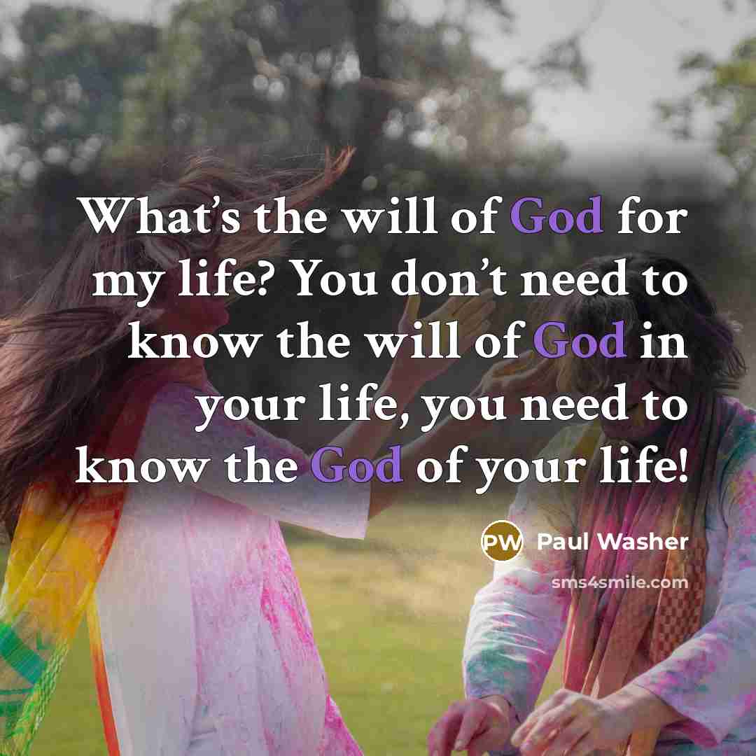 “What’s the will of God for my life? You don’t…” quote by Paul Washer