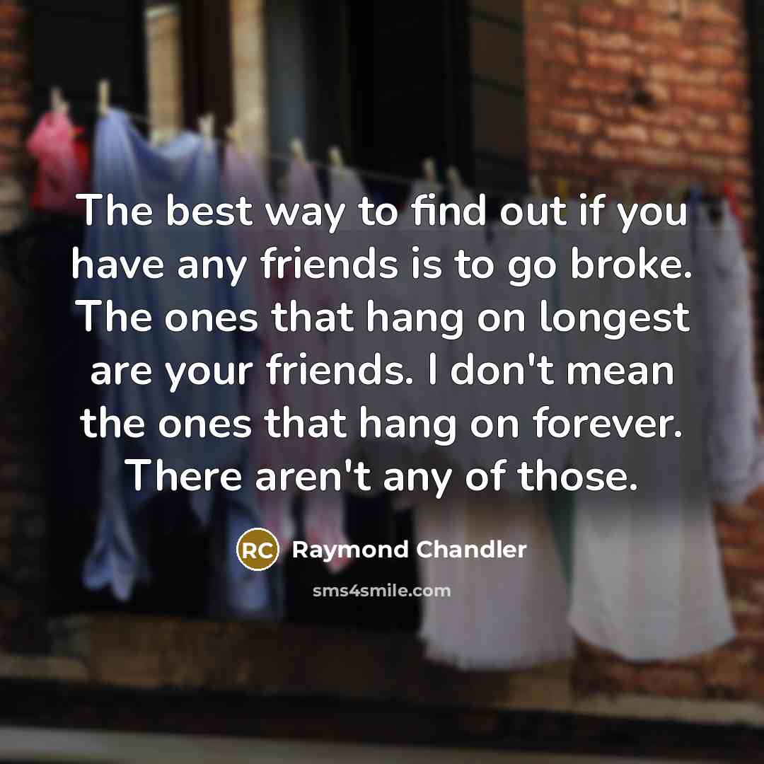 “The best way to find out if you have any…” quote by Raymond Chandler