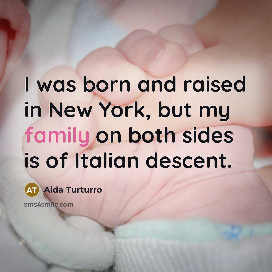 “I was born and raised in New York, but my…” quote by Aida Turturro