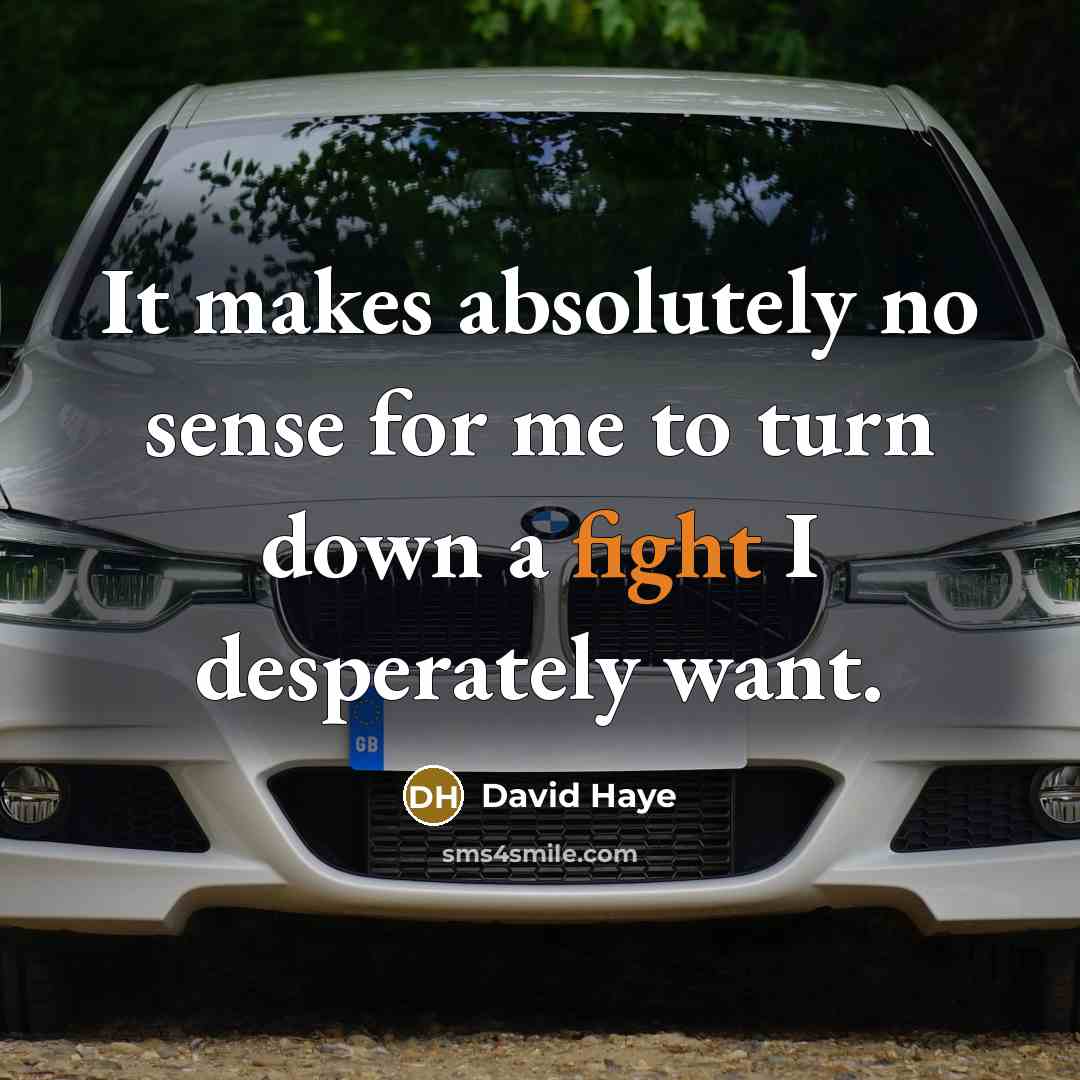“It makes absolutely no sense for me to turn down…” quote by David Haye