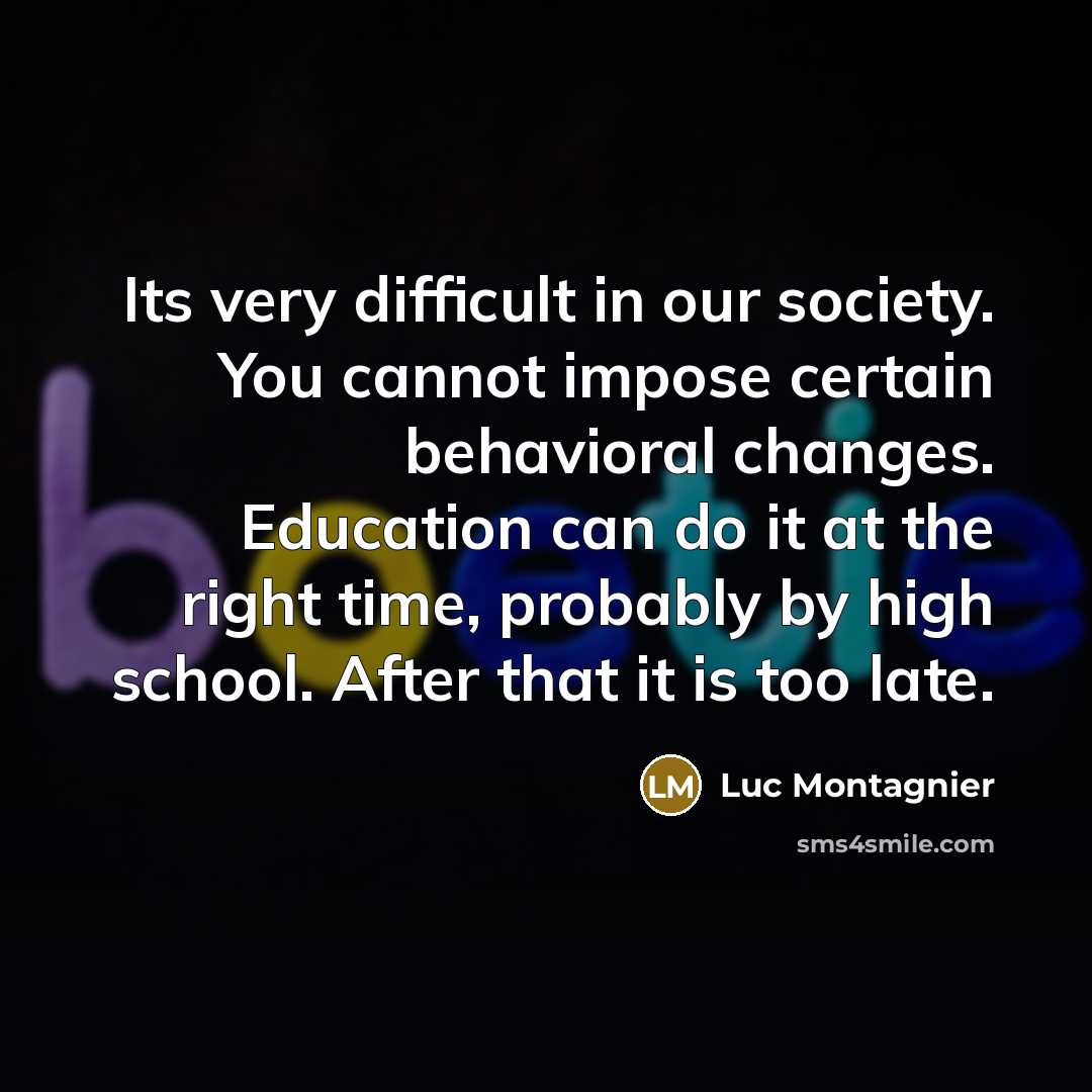 “Its very difficult in our society. You cannot impose certain…” quote by Luc Montagnier