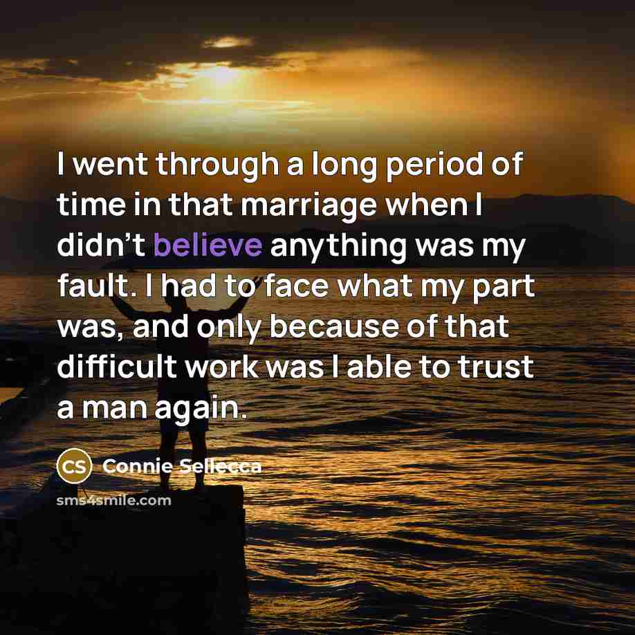 “I went through a long period of time in that…” quote by Connie Sellecca