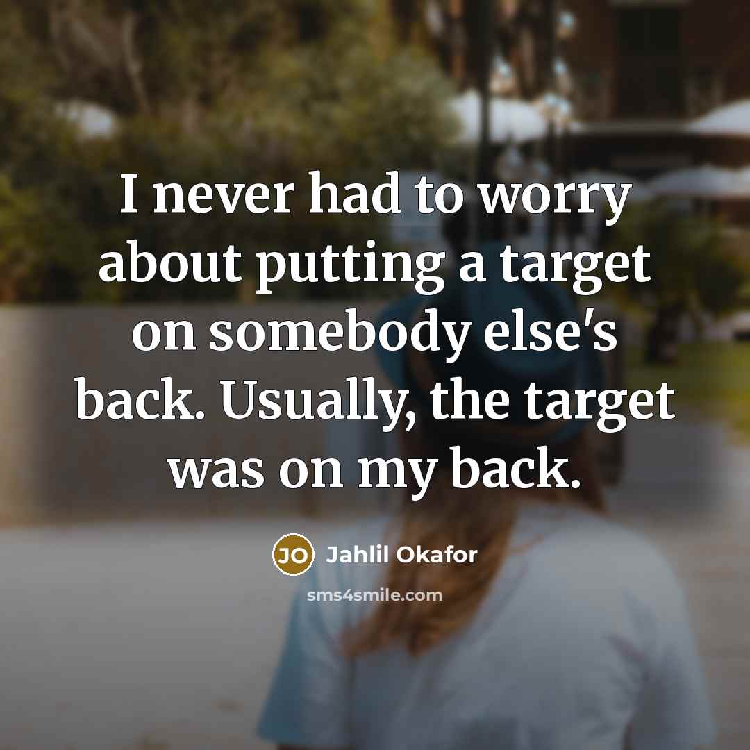 “I never had to worry about putting a target on…” quote by Jahlil Okafor