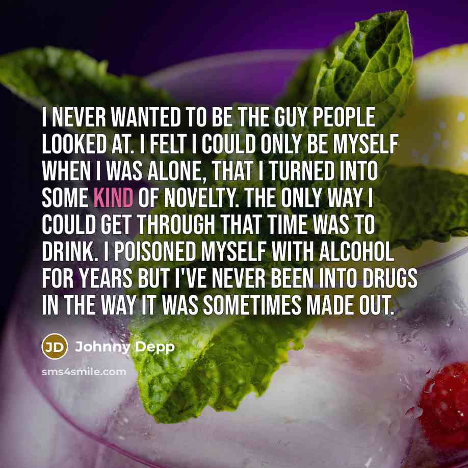“I never wanted to be the guy people looked at.…” quote by Johnny Depp