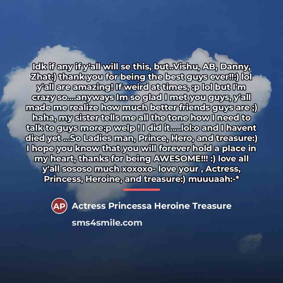“Idk if any if y'all will se this, but..Vishu, AB,…” quote by Actress Princessa Heroine Treasure