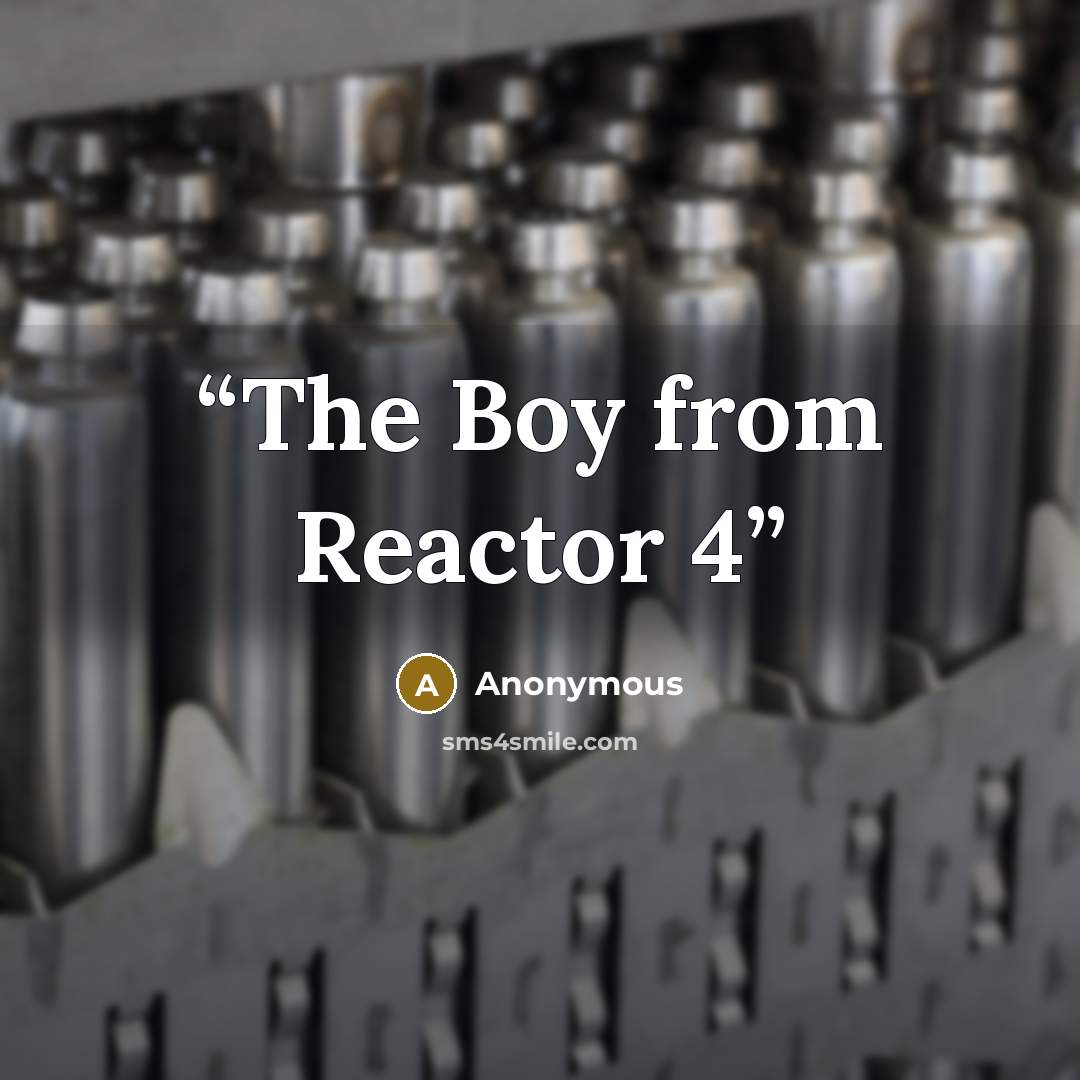 “The Boy from Reactor 4” quote by Anonymous